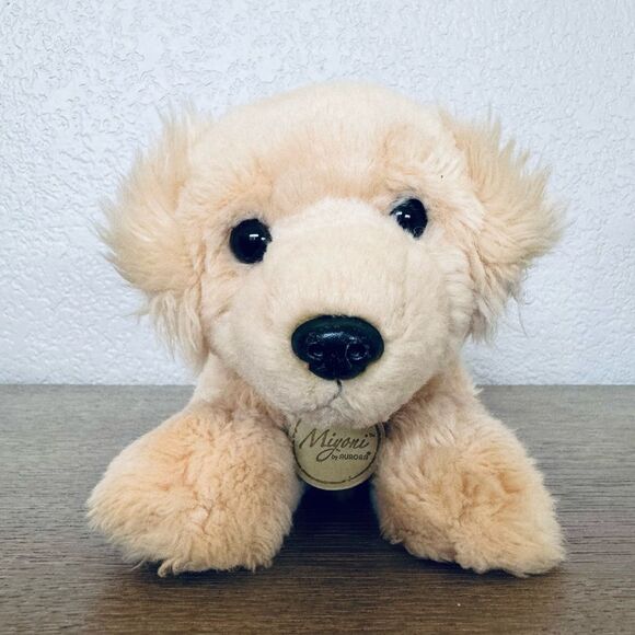 Miyoni Plush Dog Golden Retriever Yellow Lab Stuffed Animal - Picture 1 of 5